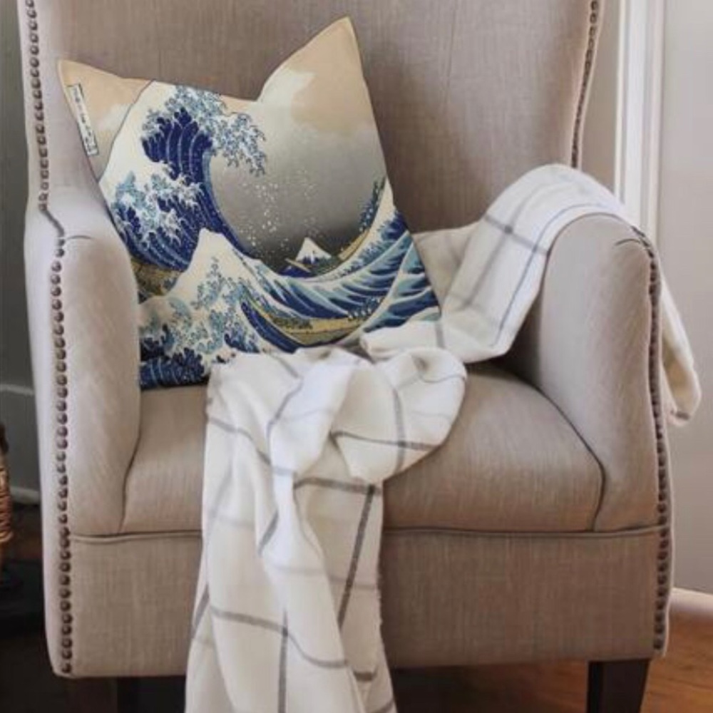 Wave Accent Pillow Cover - Picture 2 of 4